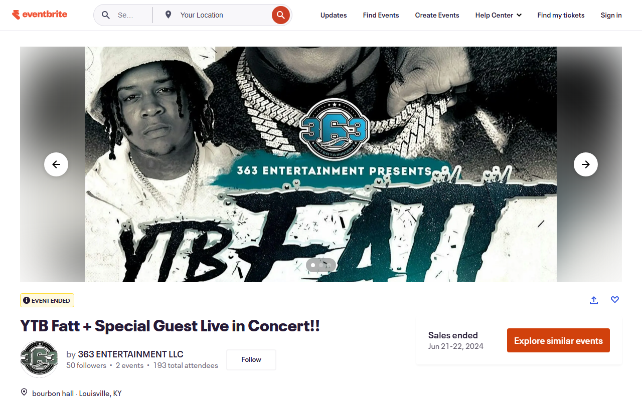 363entertainment.com screenshot