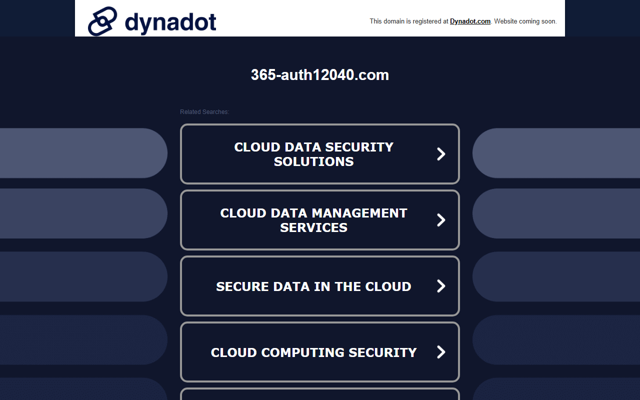 365-auth12040.com screenshot