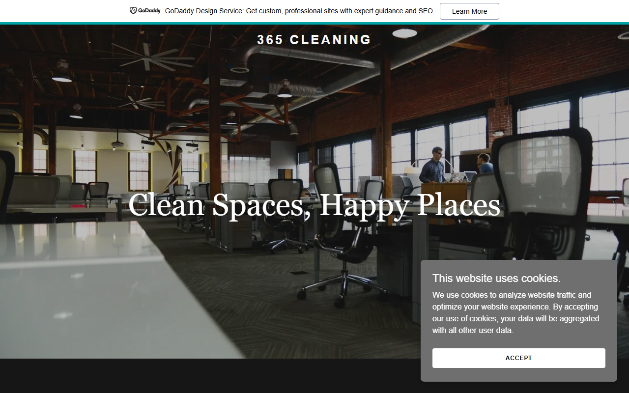 365-cleaning.com screenshot