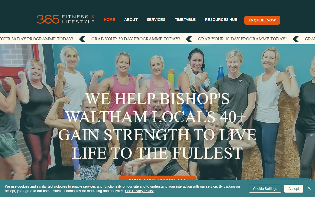 365-fitness.com screenshot