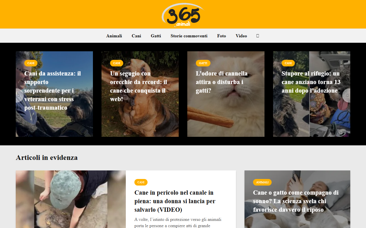 365animali.com screenshot