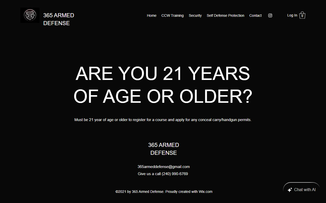365armeddefense.com screenshot