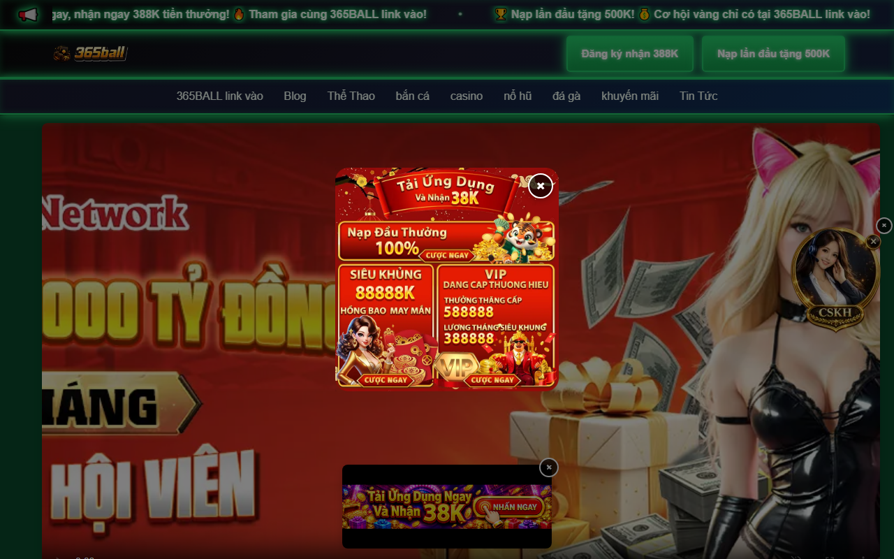 365balllinkvip.com screenshot