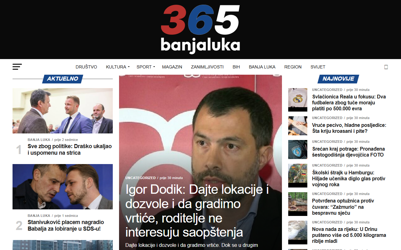 365banjaluka.com screenshot