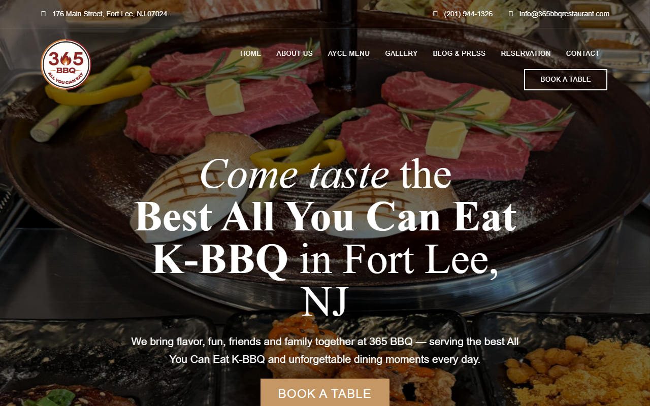 365bbqrestaurant.com screenshot