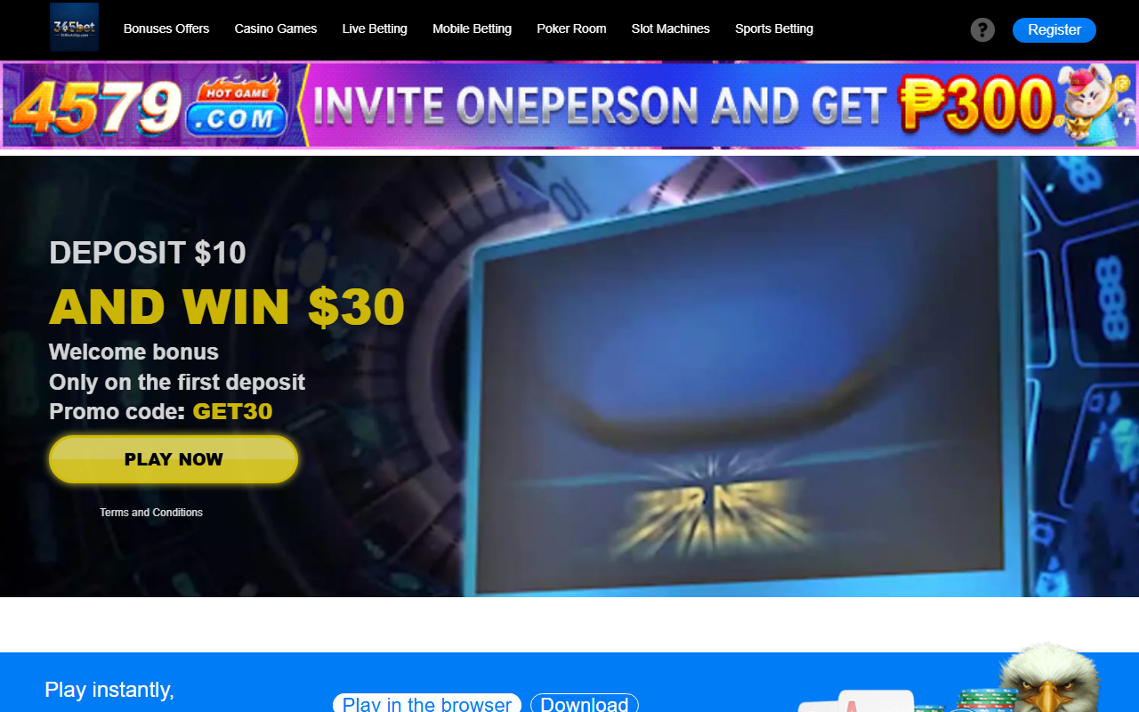 365betchip.com screenshot