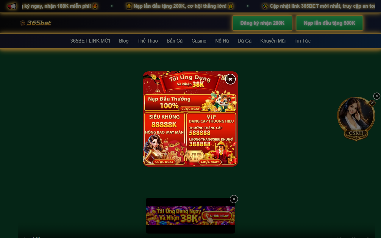 365betlinkvip.com screenshot