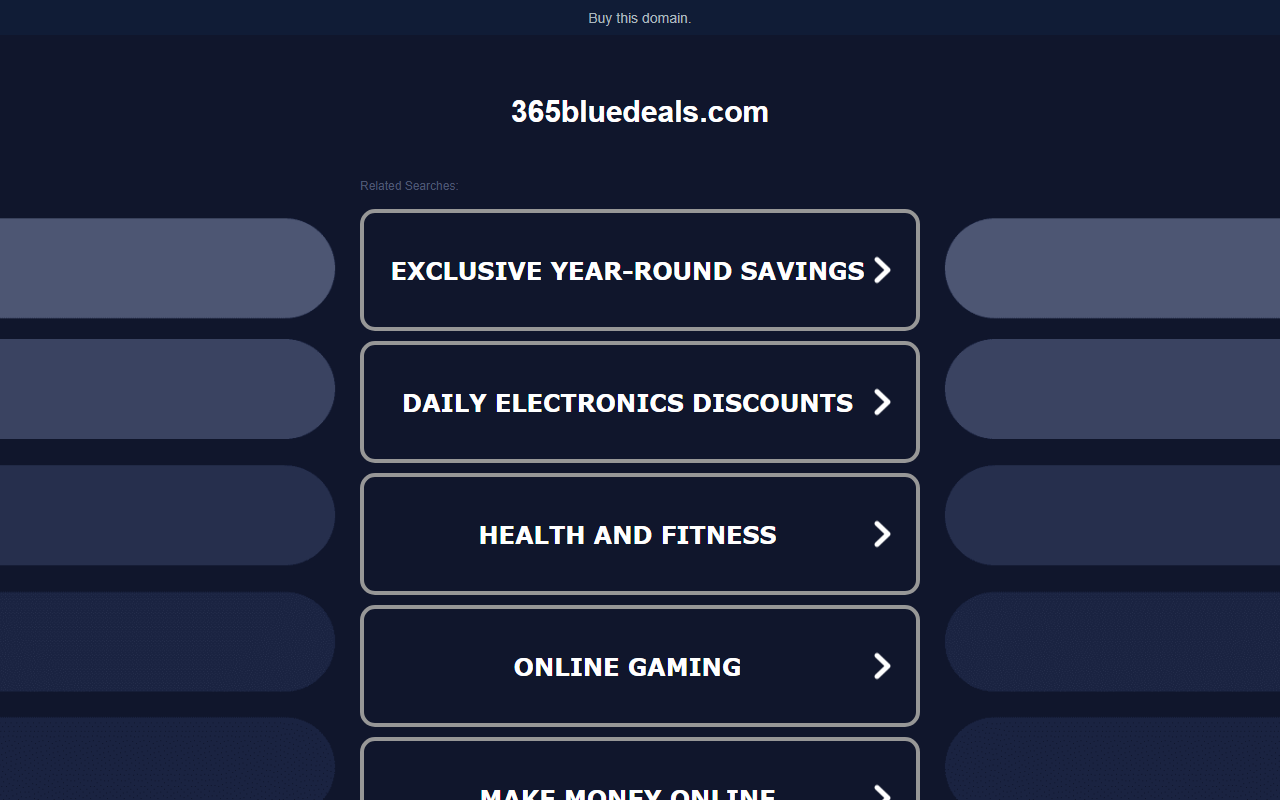 365bluedeals.com screenshot