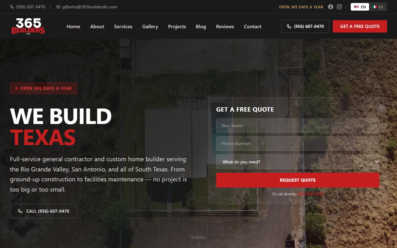 365buildersllc.com screenshot