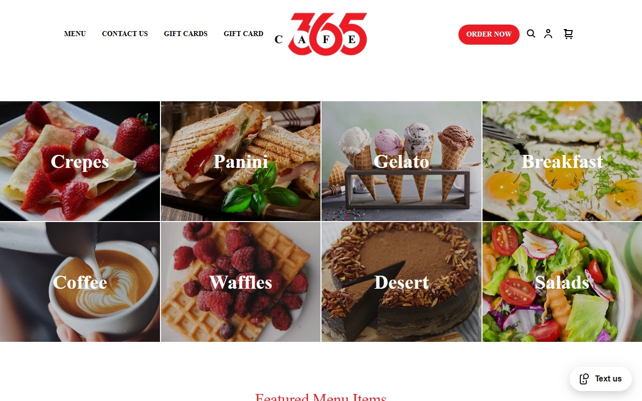 365cafeitaliano.com screenshot