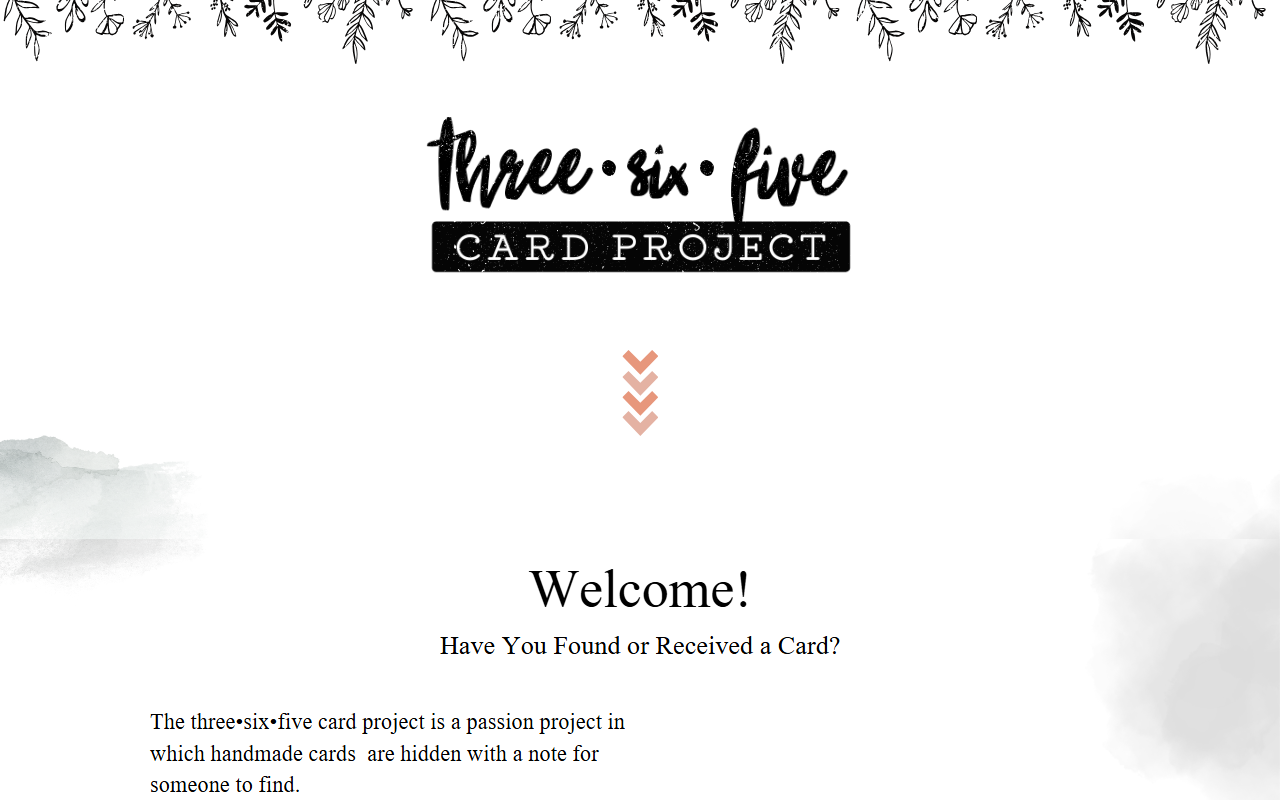 365cardproject.com screenshot