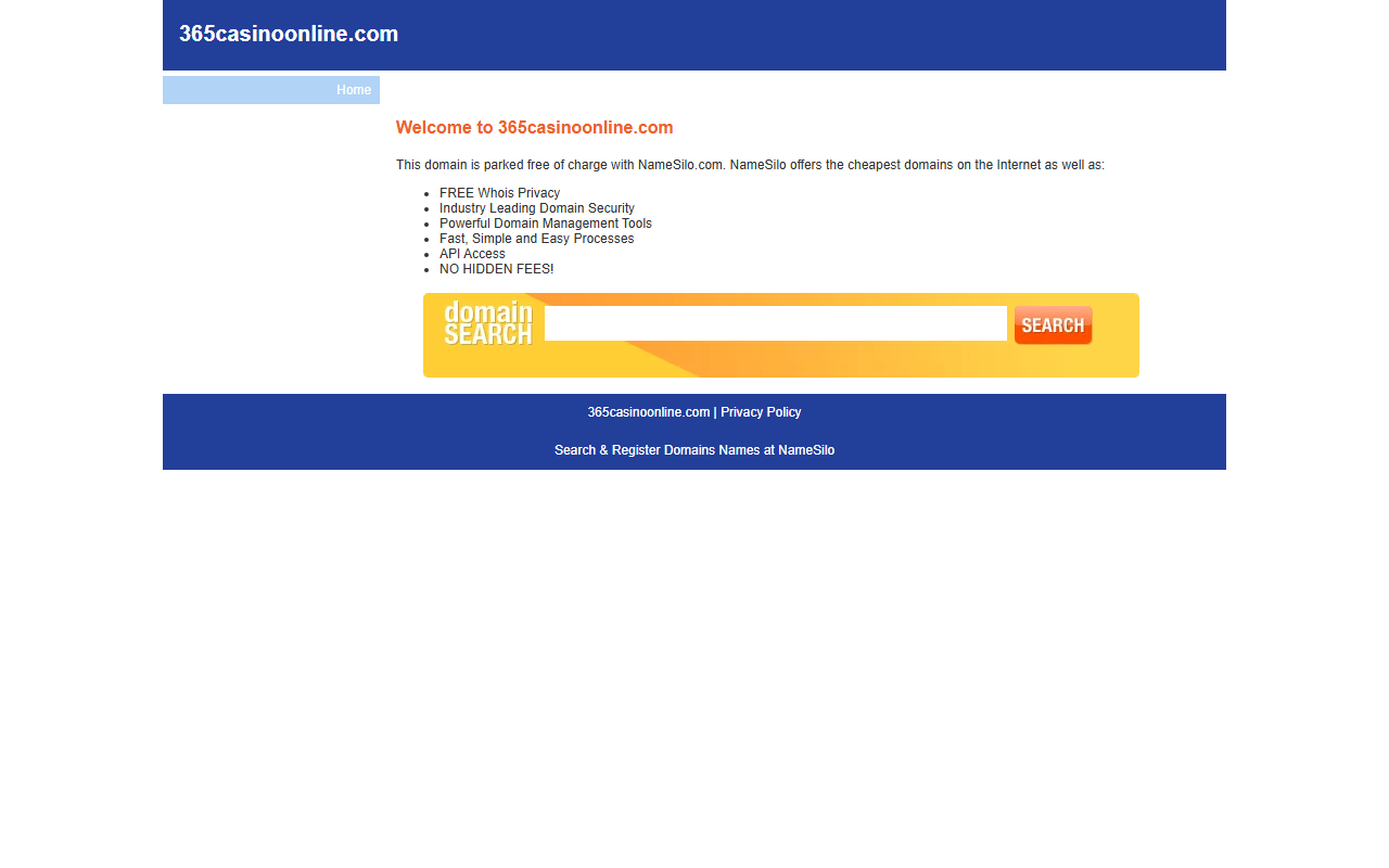 365casinoonline.com screenshot