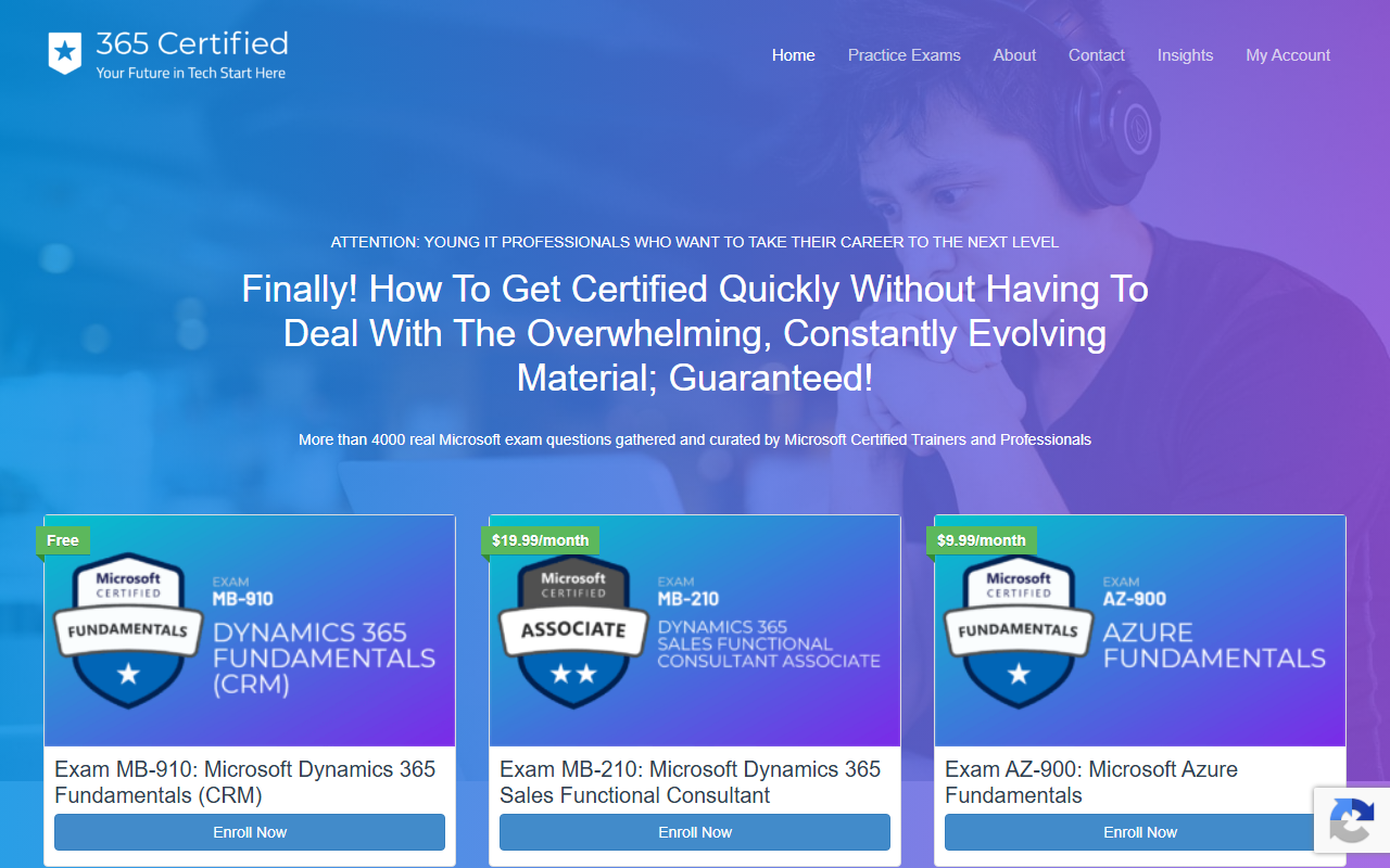365certified.com screenshot