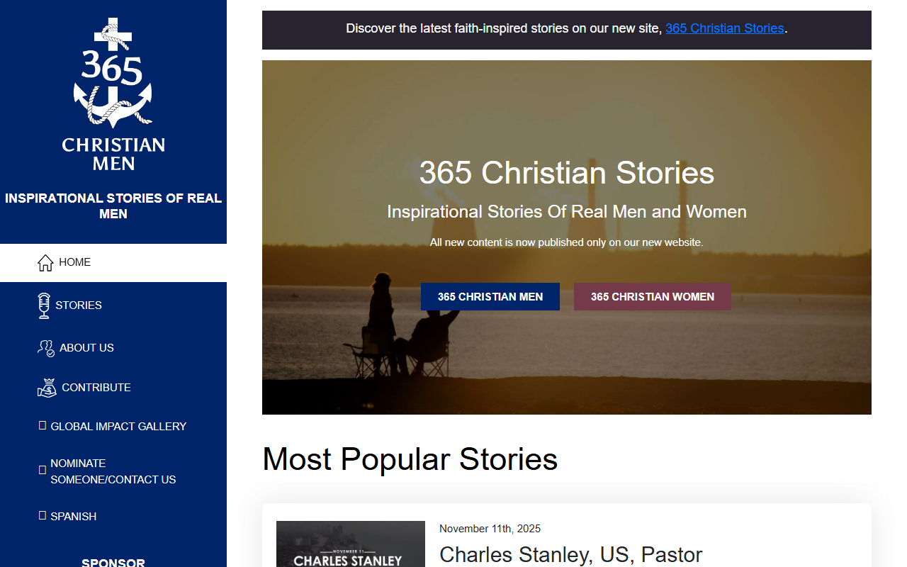365christianmen.com screenshot