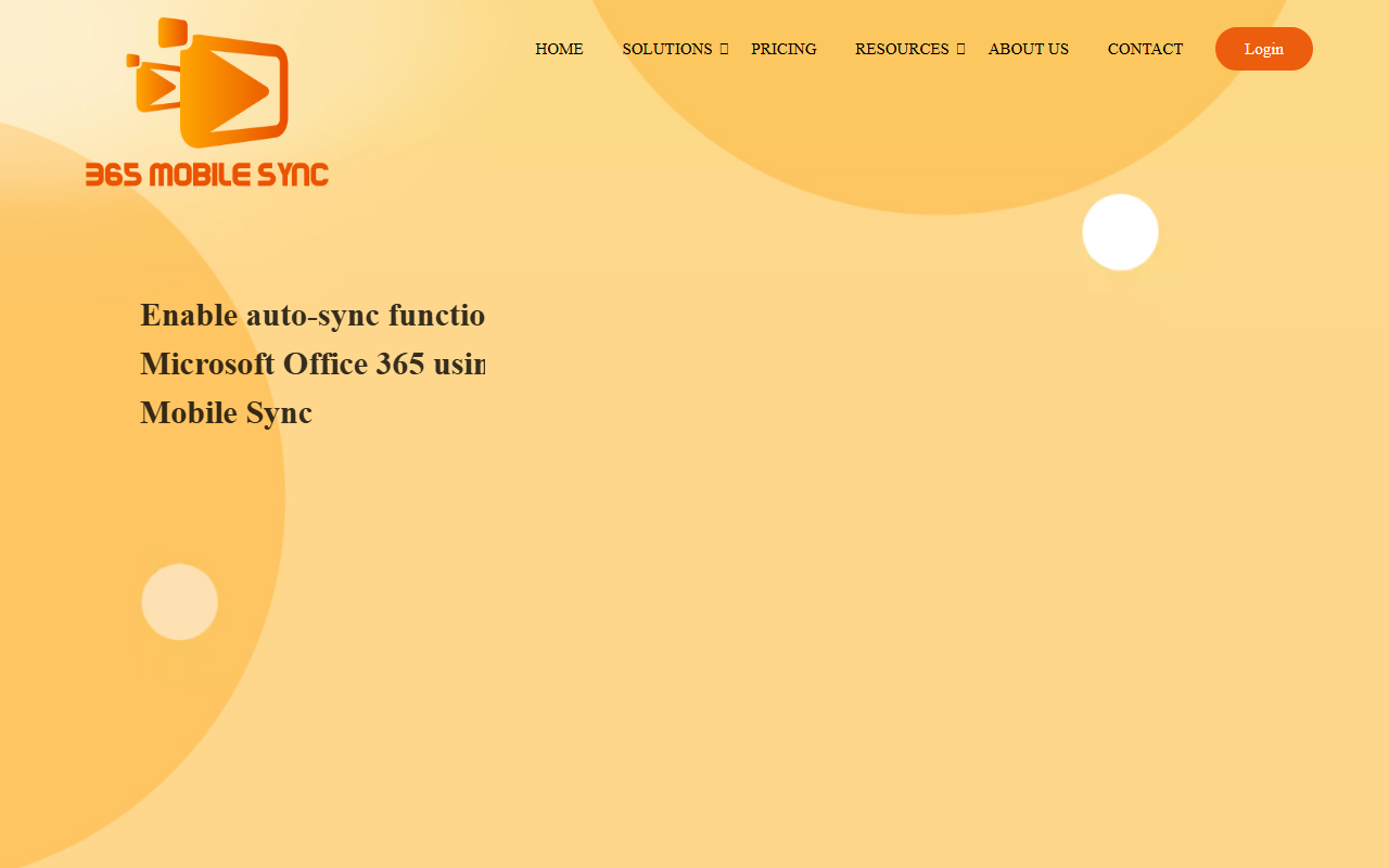 365contactsync.com screenshot