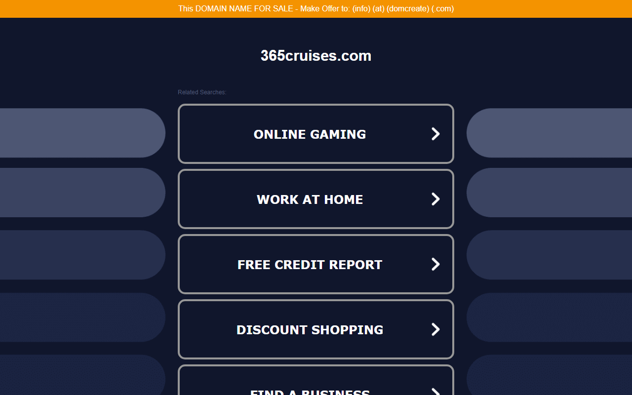 365cruises.com screenshot
