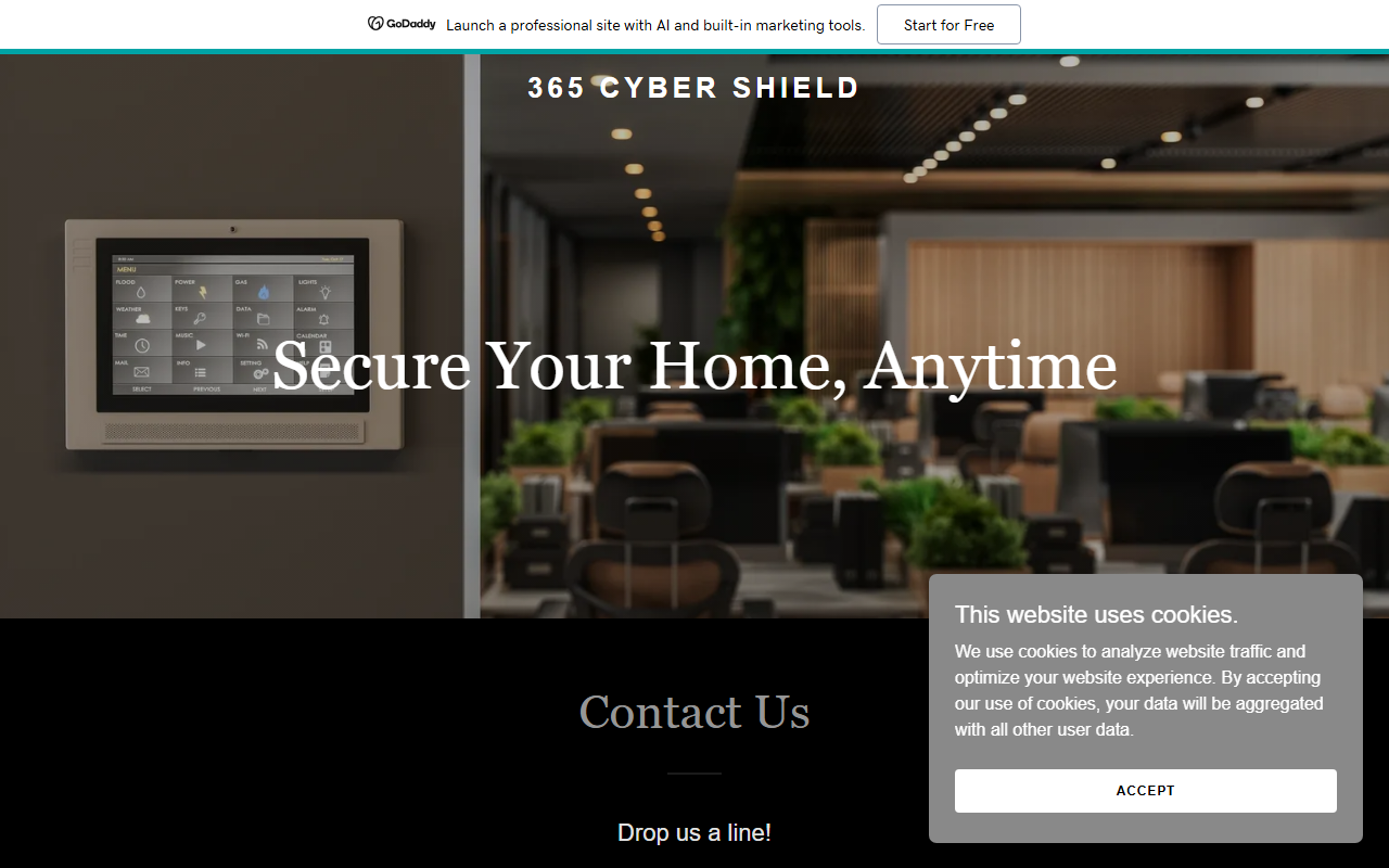 365cybershield.com screenshot