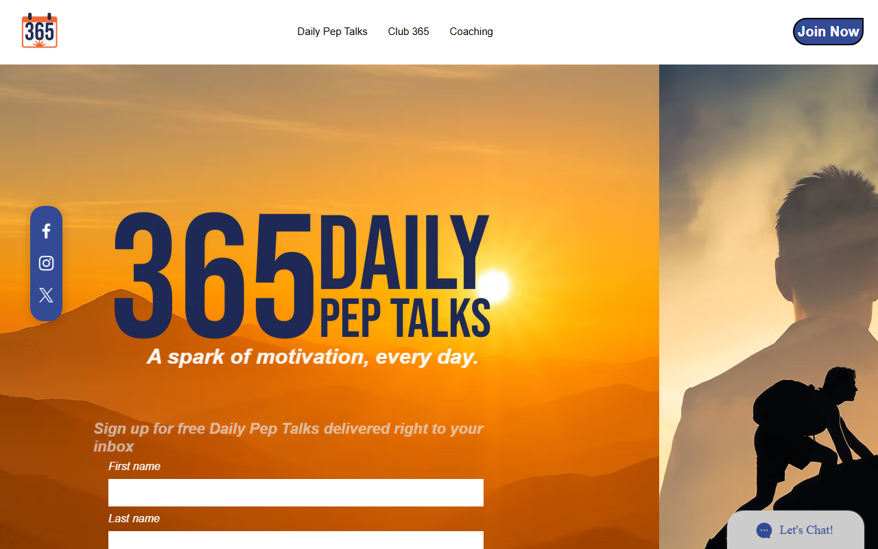 365dailypeptalks.com screenshot
