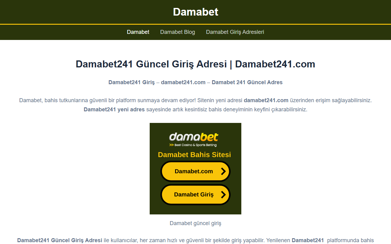 365damabet.com screenshot