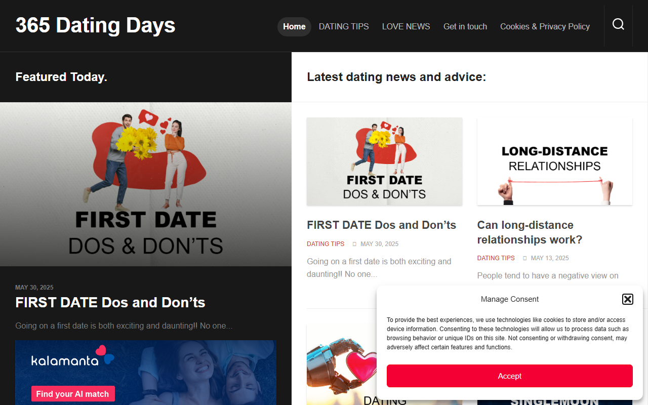 365datingdays.com screenshot