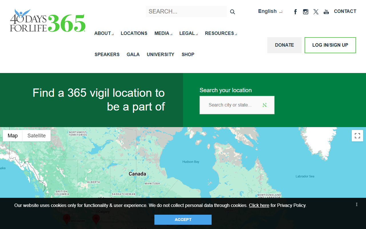 365daysforlife.com screenshot