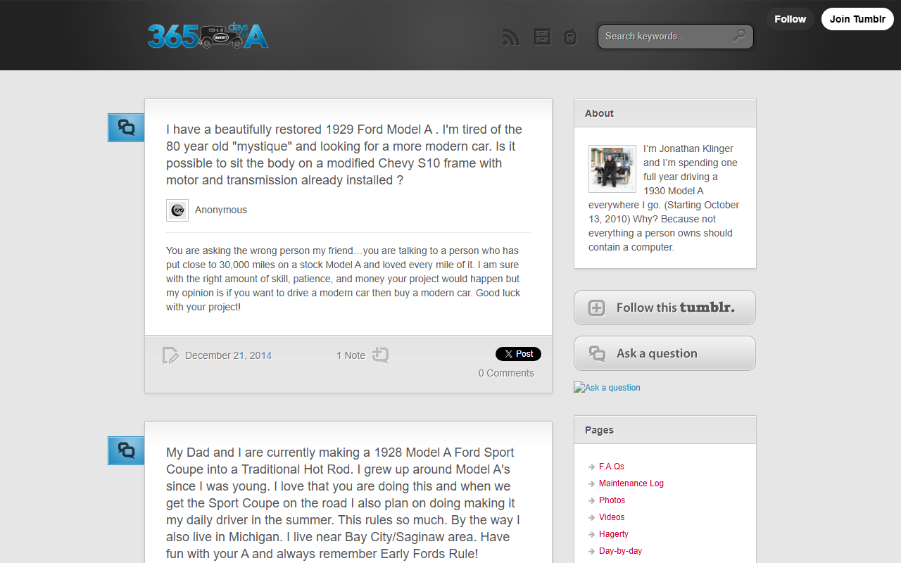 365daysofa.com screenshot