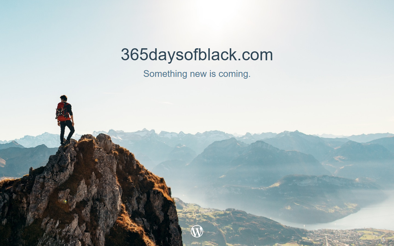 365daysofblack.com screenshot