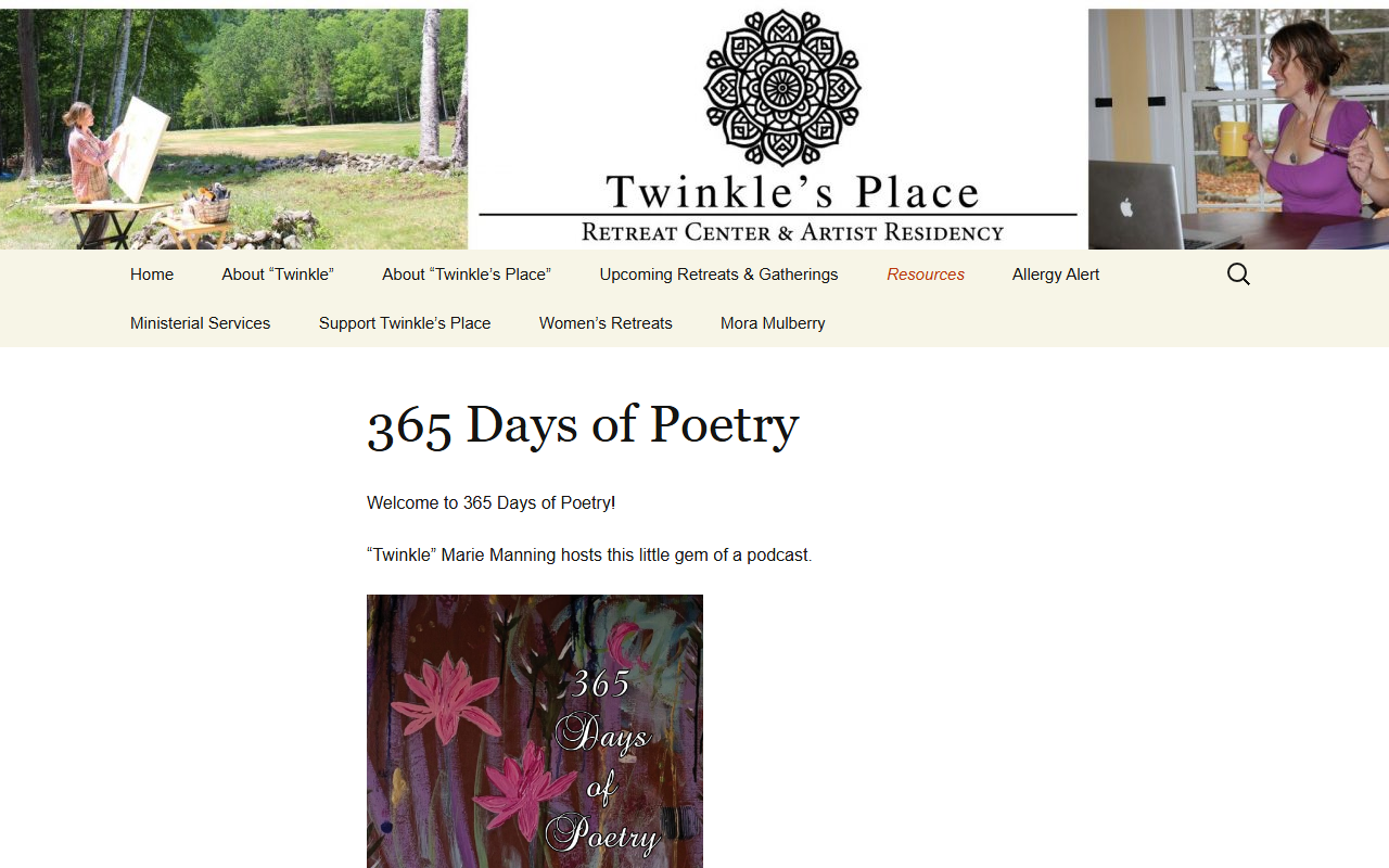 365daysofpoetry.com screenshot
