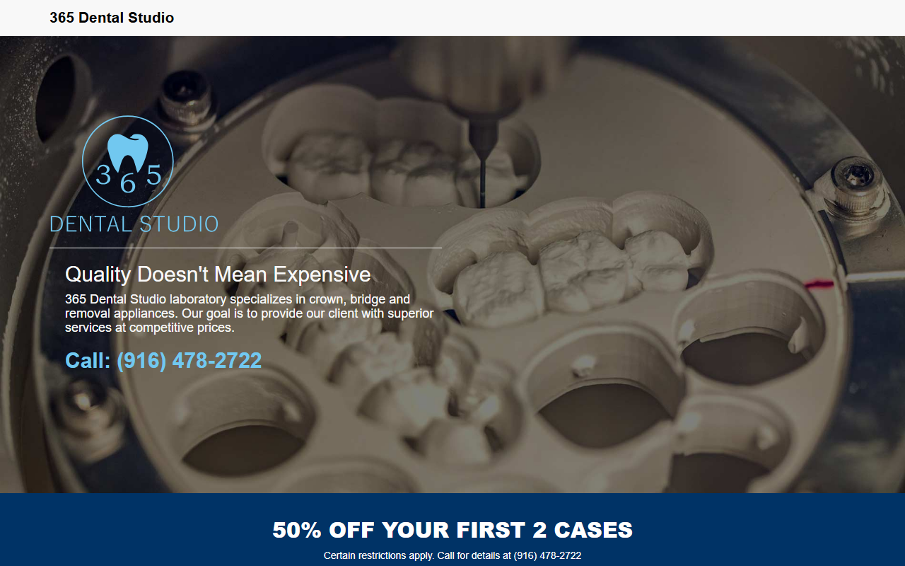 365dentallab.com screenshot