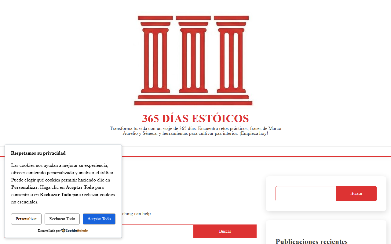 365diasestoicos.com screenshot