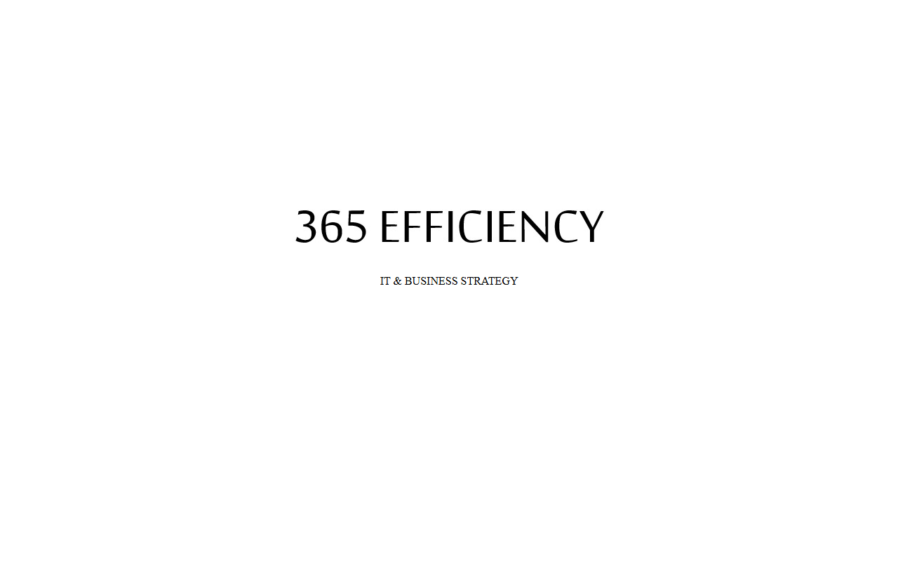 365efficiency.com screenshot