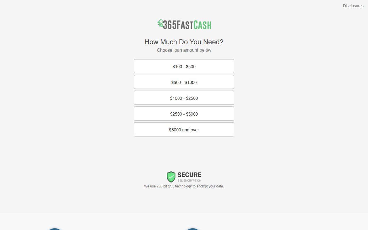 365fastcash.com screenshot