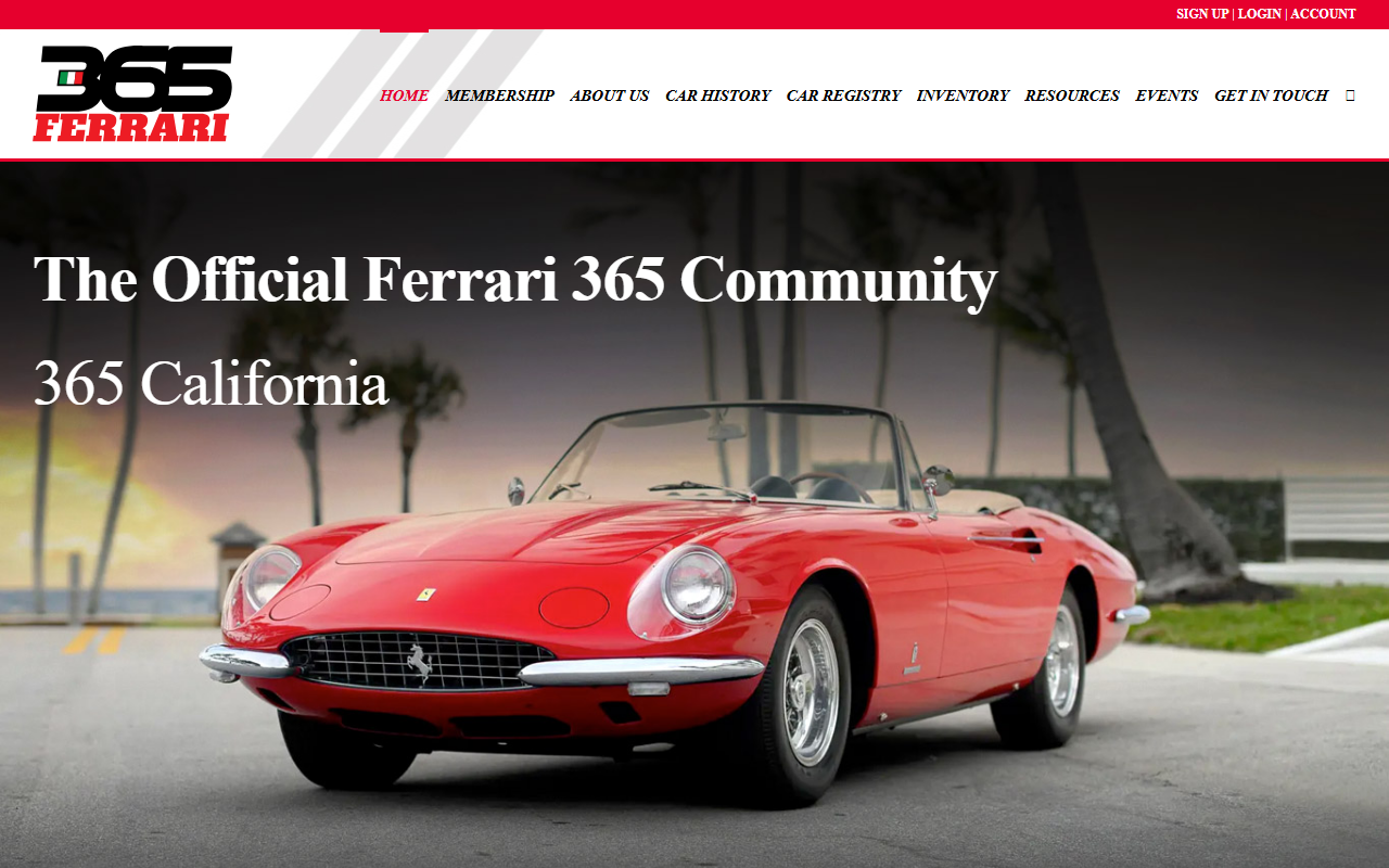 365ferrari.com screenshot