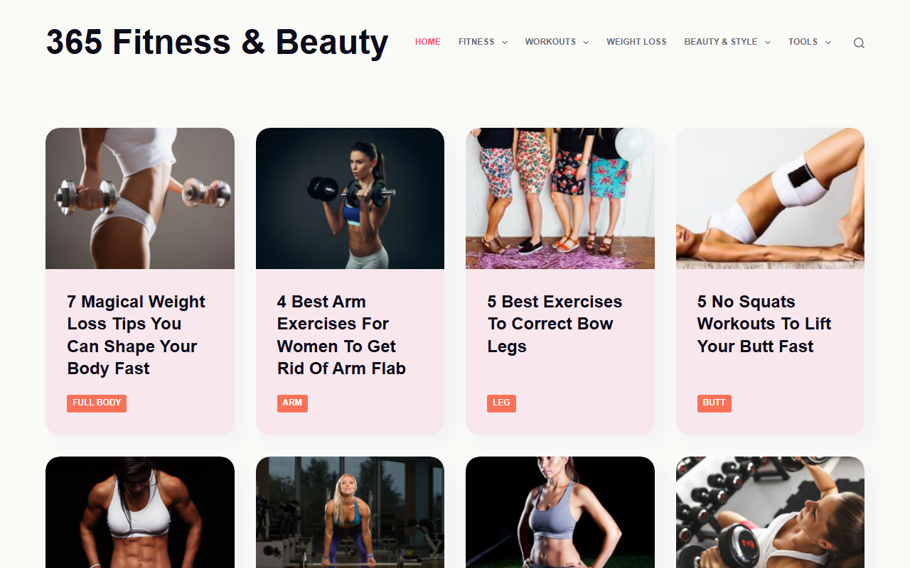 365fitnessbeauty.com screenshot