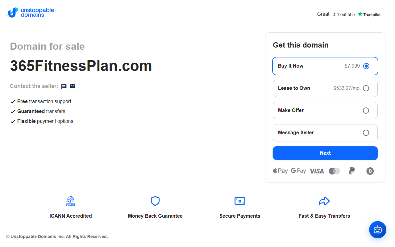 365fitnessplan.com screenshot