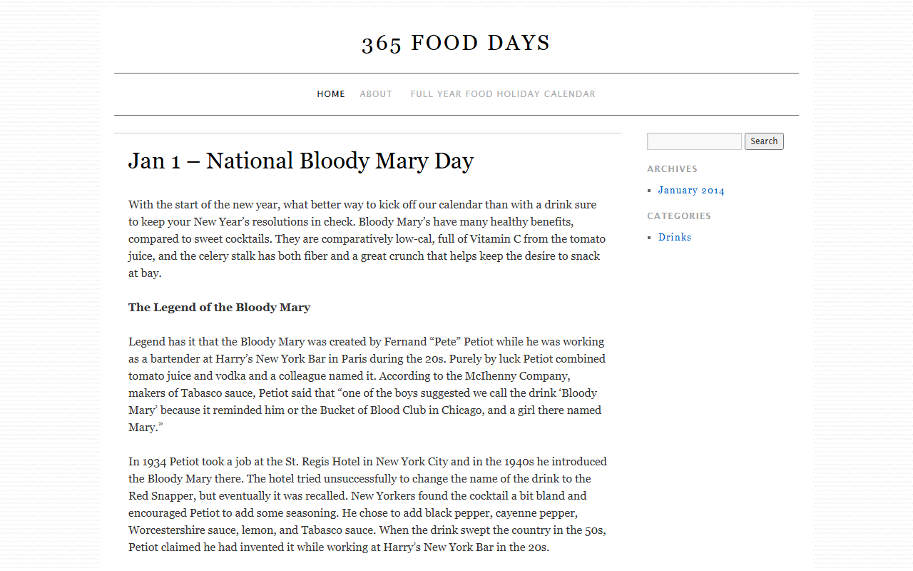 365fooddays.com screenshot
