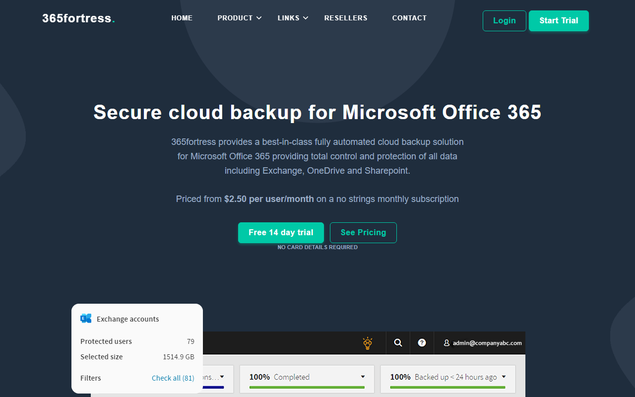 365fortress.com screenshot