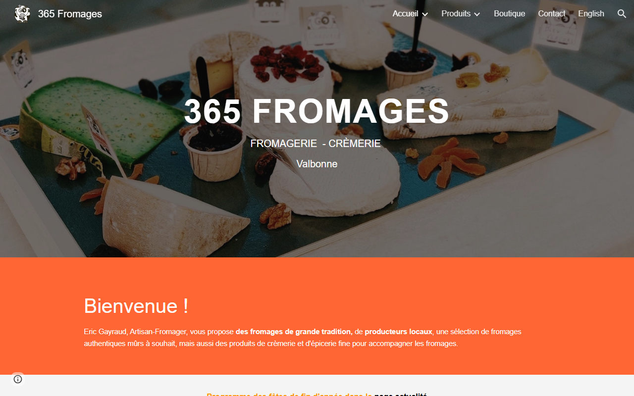 365fromages.com screenshot