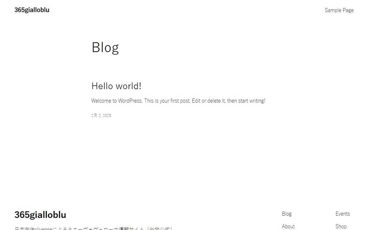 365gialloblu.com screenshot