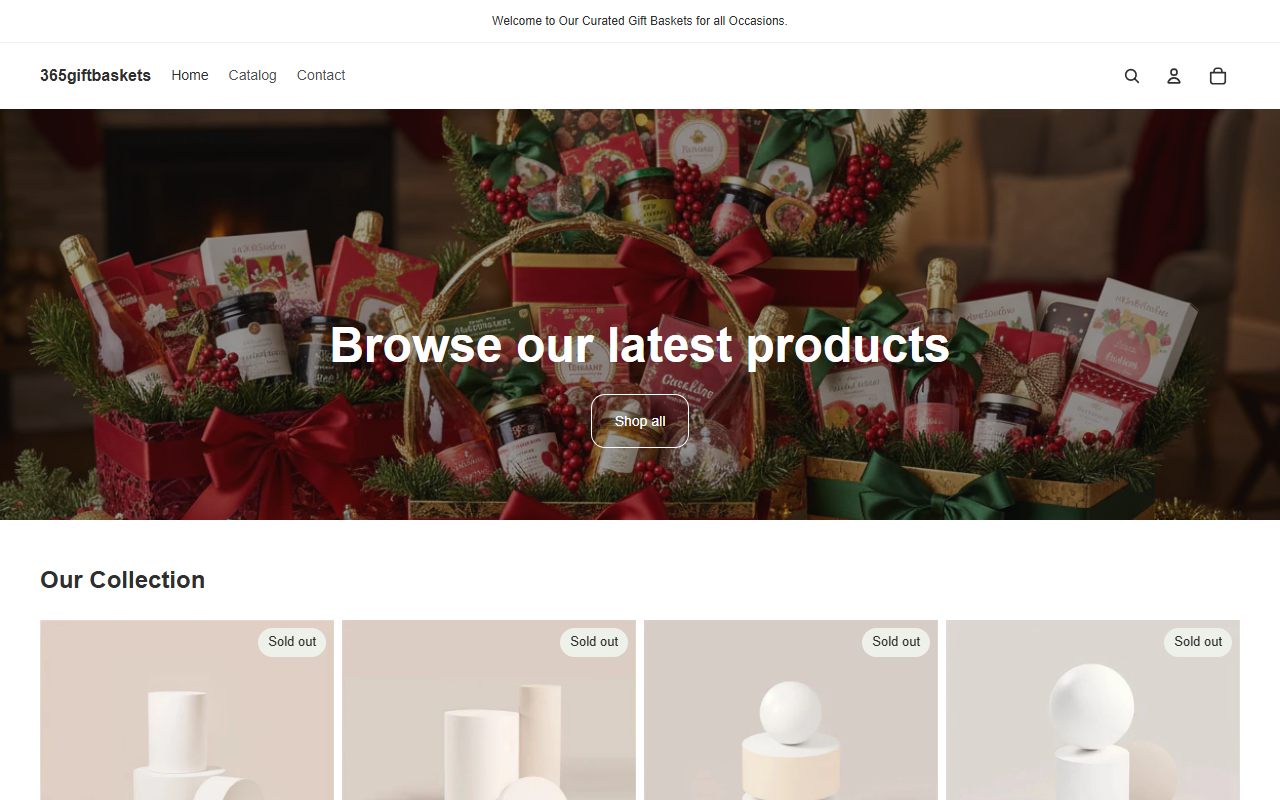 365giftbaskets.com screenshot