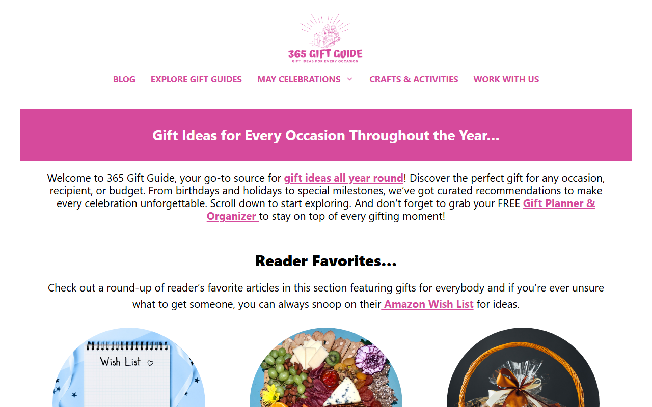 365giftguide.com screenshot