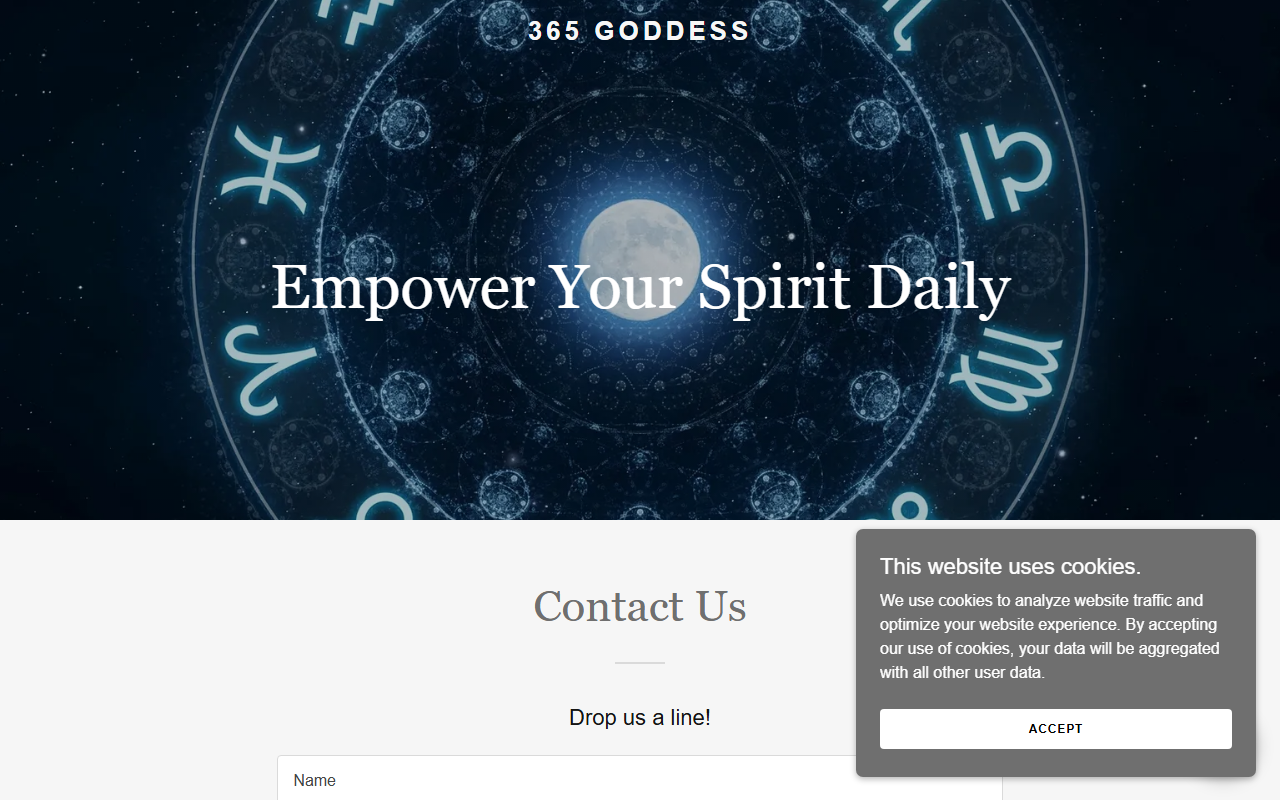 365goddess.com screenshot