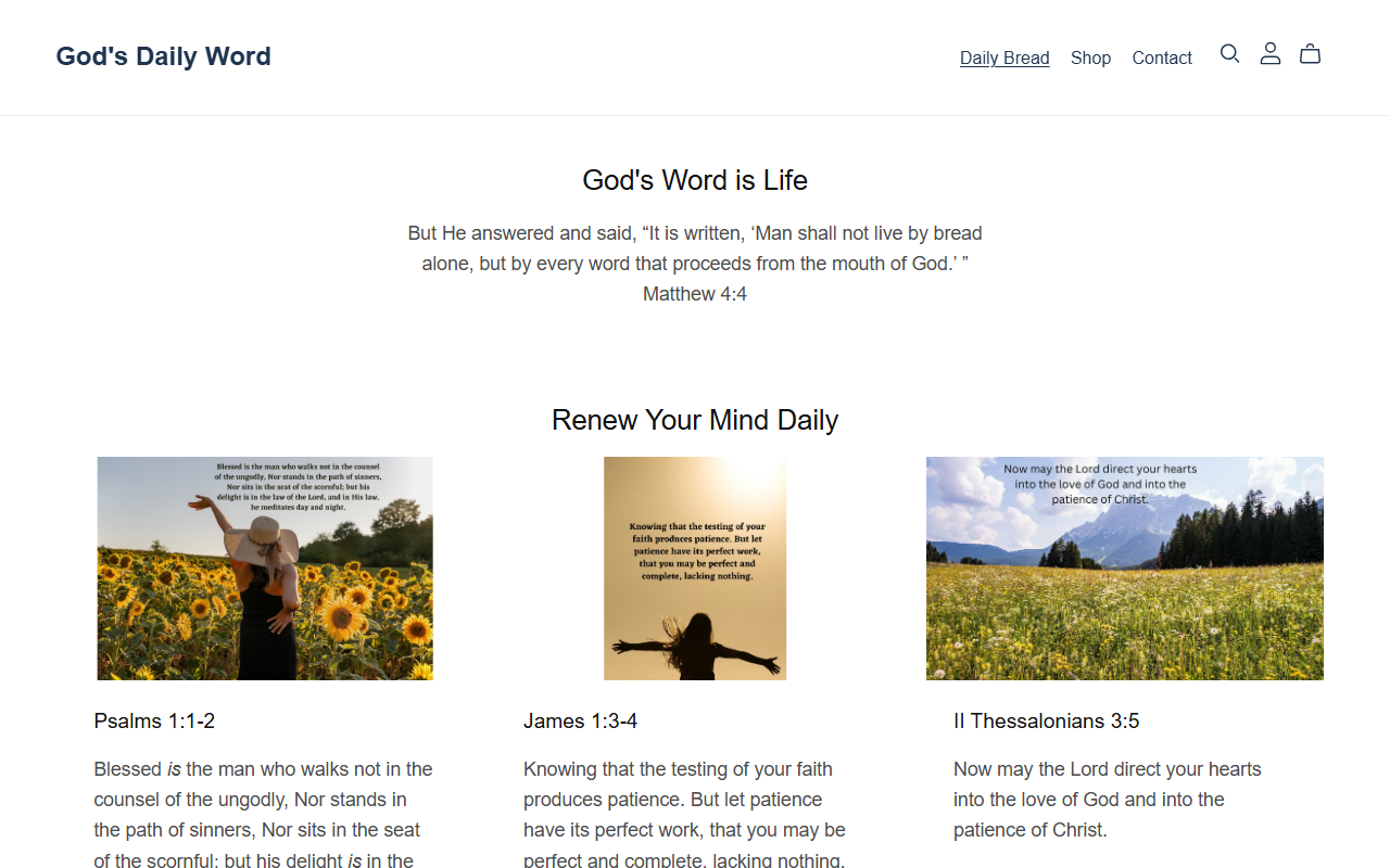 365godsdailyword.com screenshot