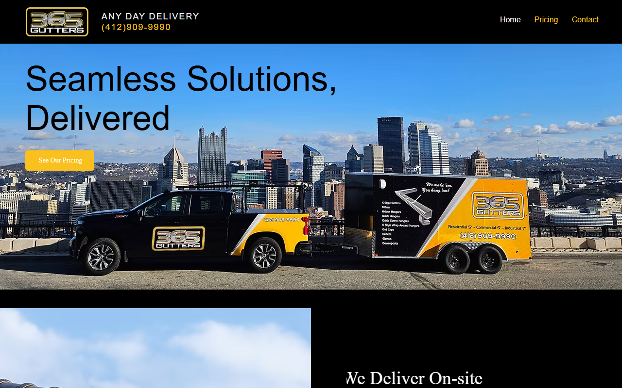 365gutters.com screenshot