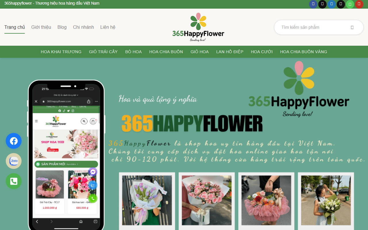365happyflower.com screenshot