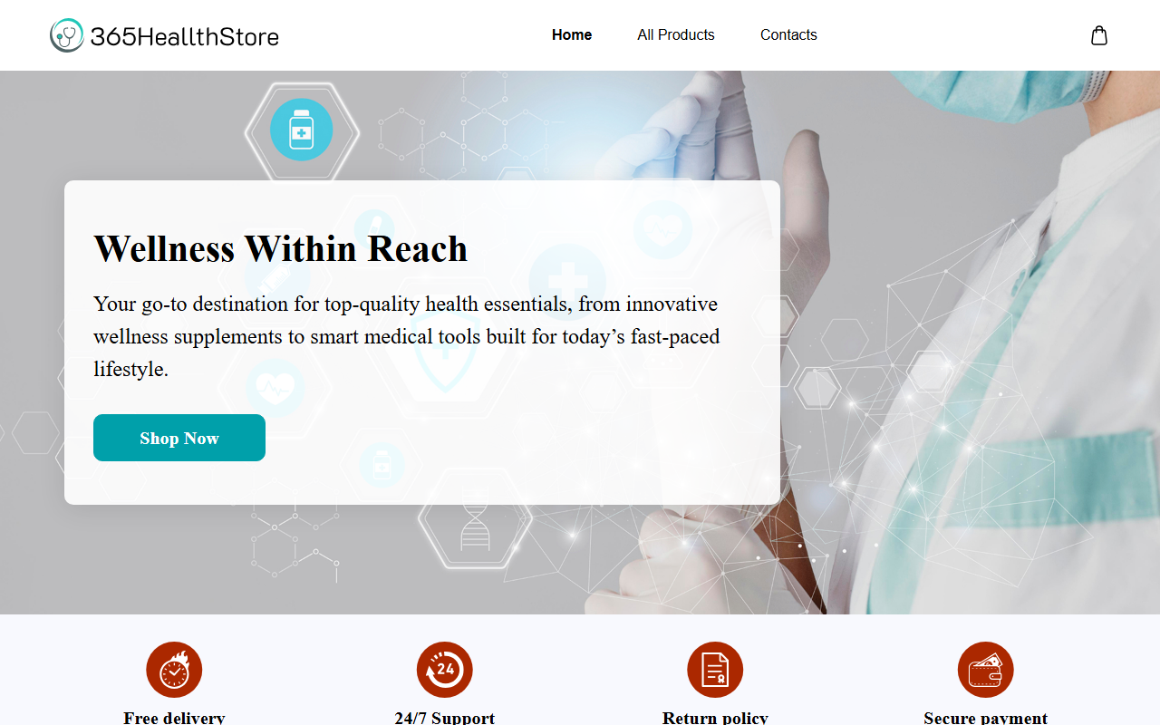 365heallthstore.com screenshot