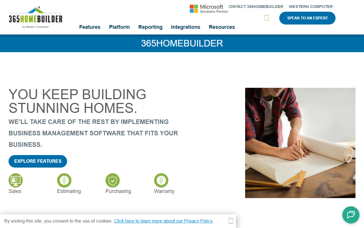 365homebuilder.com screenshot