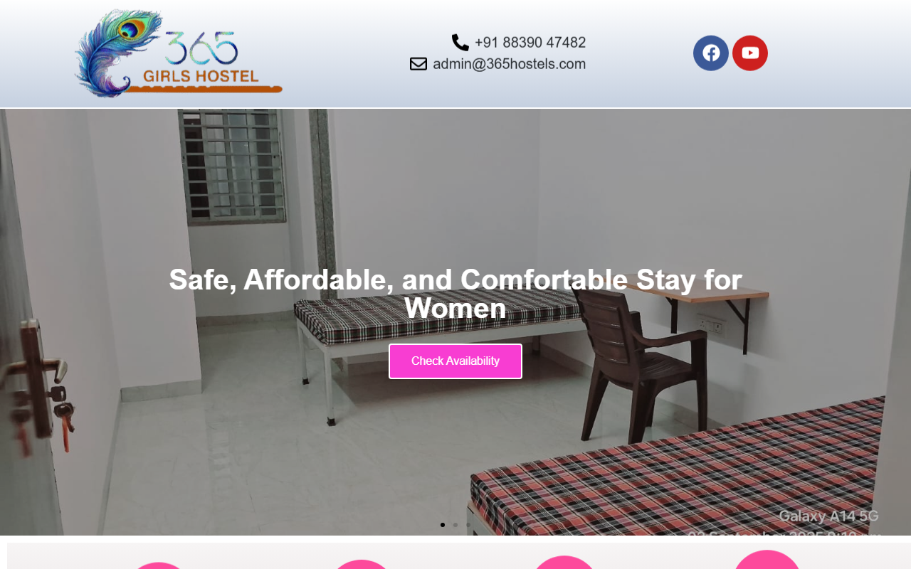 365hostels.com screenshot