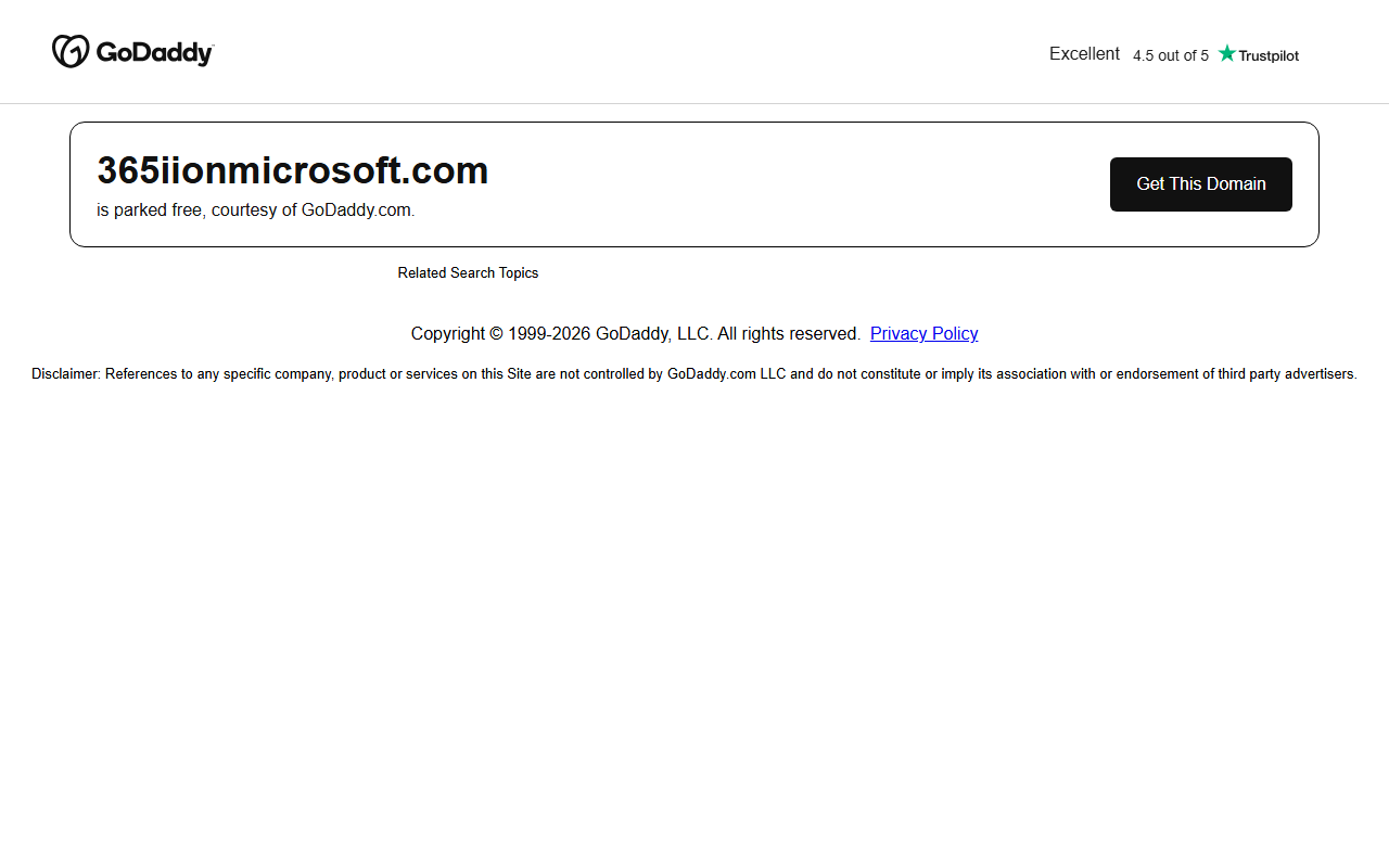 365iionmicrosoft.com screenshot
