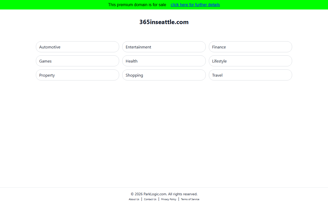 365inseattle.com screenshot